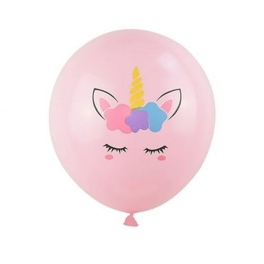 10pcs Pink Unicorn 12" Latex Balloon Celebrations