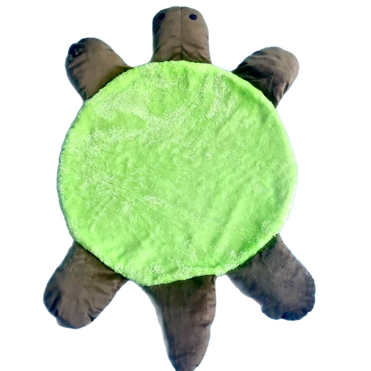 Floor Turtle Mop Reusable Floor Cleaning Pad with Cute Double Turtle Shape for Household Floors and Hair Care