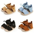 thumbnail image 2 of Baby Boys Girls 2 Straps Summer Dress Sandals Infant Shoes Soft Sole Breathable First Walker Newborn Shoes, 2 of 6