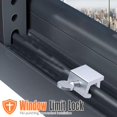 thumbnail image 2 of ZOUSSIQI Sliding Window Locks - Window Stopper Door Locks | Adjustable Window Locks | Sliding Window Locks Stoppers | Sliding Window Stopper Slide | Security Locks for Horizontal Sliding | CJCA-58517, 2 of 9