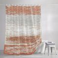 thumbnail image 3 of Farmhouse Burnt Orange Shower Curtains for Bathroom, Vintage Wooden Minimalist Waterproof Fabric Shower Curtain, Decorative Bathroom Curtain for Bathtub, 36"x72", No Hooks Included, 3 of 9