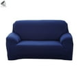 thumbnail image 3 of PULLIMORE Stretch Sofa Slipcover Couch Covers Non-Slip One Piece Furniture Protector (2 Seaters, Navy Blue), 3 of 9