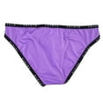 thumbnail image 5 of Penkiiy Mens Sexy Underwear Briefs Ultra Thin Ice Silk Sexy Narrow Side Low Waist Men's Briefs Hip Wrap Men's Underwear Purple Underwear, 5 of 6