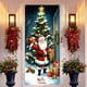 thumbnail image 3 of Decoraciones de Navidad Interior 35 X 71 Pulgadas Marco de Puerta de Navidad - Patrón de Santa Claus - Decoración de Puerta de Navidad - Decoración de Fiesta Del Festival, 3 of 6