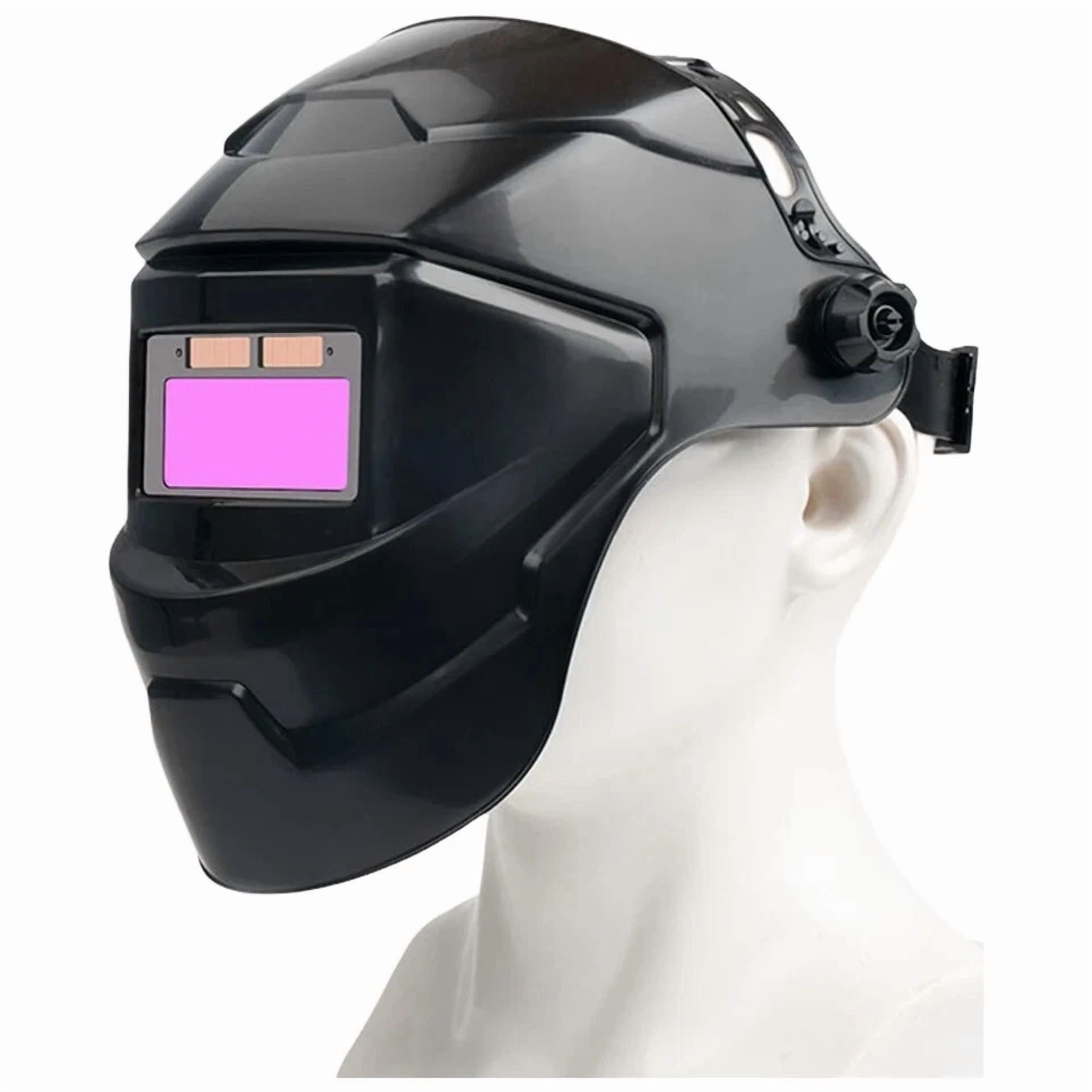 CRESTIN- Auto Darkening Welding Helmet, Welding Hood Solar Powered Welding Helmet