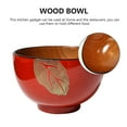 thumbnail image 3 of Creative Wood Bowl for Home Use Couple Storage Bowl Hotel Use Bowl Rice Bowl, 3 of 9