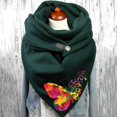 thumbnail image 2 of Foulard pour Femmes Chaude en Coton Imprimé Décontracté Bouton Mode Châles, 2 of 3