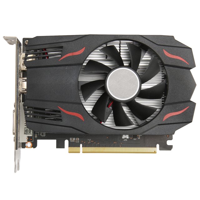 Tarjeta gráfica de escritorio 4 GB GDDR5 14 nm 128 bits 1183/6000 MHz Ventilador de refrigeración Puertos DisplayPort DVI HD Tarjeta de vídeo para juegos