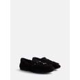 thumbnail image 3 of Scenario Women's Fringe Faux Shearling Moccasin Flats, 3 of 7