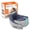 Blue, variant on BLACK+DECKER Memory Foam Travel Pillow, Ergonomic Cervical Neck Pillow, Gray