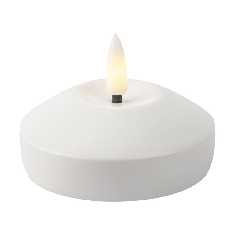 Mainstays Battery Operated 3 Inch White Floating Faux Candle Light