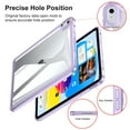 thumbnail image 5 of Allytechgroup Clear Case for Apple iPad 11th Gen 11" 2025/ iPad 10th Gen 10.9" 2022, Transparent Bumper Rugged Slim Fit Lightweight Anti-Scratch Not-Yellowing Bumper Tablet Cover, Blue, 5 of 6