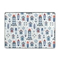 thumbnail image 7 of Area Rugs For Living Room Decor - anchor Lighthouse Surfboards vintage Soft Anti Slip Throw Washable Rugs 5x7 For Bedroom, Indoor Carpet For Bedroom Living Room 80x58In, 7 of 7