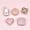 Metal Set 1 (packaged in a bag), variant on Croc shoe accessories metal shoe flower set garden shoe flower shoe buckle decorative accessories DIY high-end accessories