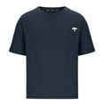 thumbnail image 1 of Birdeem T-Shirt à Manches Courtes en Coton et Lin pour Hommes Grande Taille Col Rond Ample T-Shirt Décontracté Brodé, 1 of 10