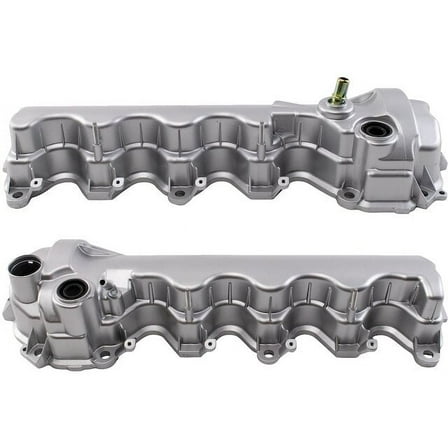 Engine Valve Cover Set 2 Piece - Compatible with 2005 - 2010 Ford Mustang 4.6L V8 2006 2007 2008 2009