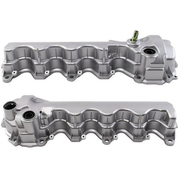 Engine Valve Cover Set 2 Piece - Compatible with 2005 - 2010 Ford Mustang 4.6L V8 2006 2007 2008 2009