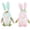 Bunny, variant on 2PCS Easter Gnomes Decorations for Home 9",Spring Handmade Butterfly Faceless Stuffed Doll Toy Gifts for Indoor Tabletop Tired Tray Festival Decor Home Office Ornaments Easter Basket Fillers