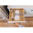 thumbnail image 6 of KitchenEdge Bamboo Knife Holder Organizer - Holds 5 Long + 6 Short Knives (Not Included), Bamboo, 6 of 11