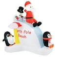 thumbnail image 1 of Gymax 6 Ft Christmas Inflatable w/ LED lights Lighted Xmas Inflatable Indoor/Outdoor, 1 of 4