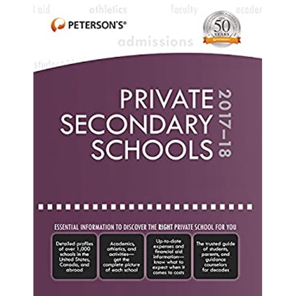 Pre-Owned Private Secondary Schools 2017-18 (Paperback) 0768941792 9780768941791