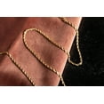 thumbnail image 4 of 14K Gold Solid Rope Diamond-Cut Chain Necklaces 1.5MM-5MM, Real 14K Gold, Next Level Jewelry, 4 of 5