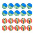thumbnail image 1 of 20 Pcs Golf Ballssoft Foam Garden Golf Balls Practice Golf Balls Sponge Rainbow Golf Balls For Indoor Outdoor, 1 of 5