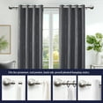 thumbnail image 2 of ZOPZO Single Curtain Rod for Small Windows, Decorative Ball End Window Treatment Rod with Brackets, Hardware Included, 30-48 Inch, Silver, 2 of 9