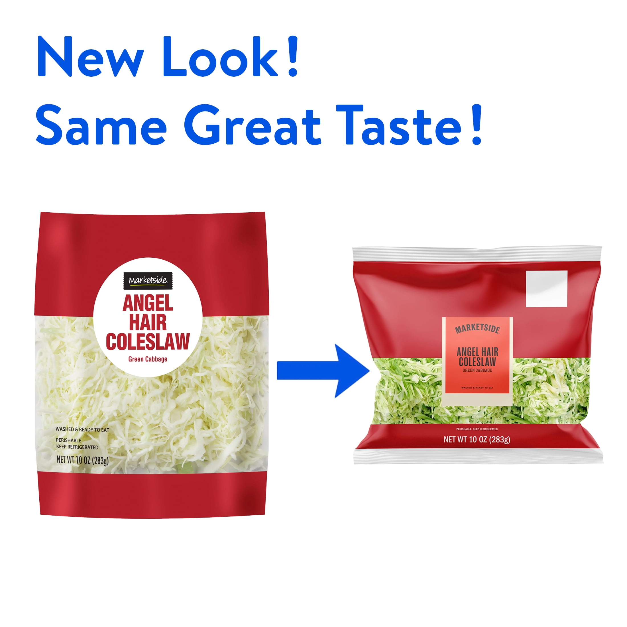 Marketside Angel Hair Cole Slaw, 10 oz Bag (Fresh)