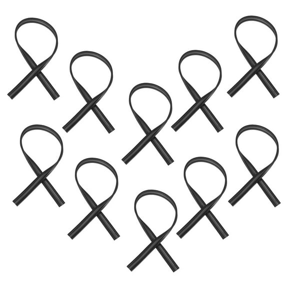 BESTYASH 10Pcs Window Wiper p Replacement Rubber Blades for Clear Windshield Vision
