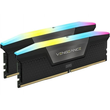 CORSAIR Vengeance RGB 64GB (2 x 32GB) 288-Pin PC RAM DDR5 6000 (PC5 48000) Desktop Memory Model CMH64GX5M2N6000C30
