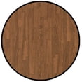 thumbnail image 2 of Walnut Printed Wood Grain Interlocking Anti-Fatigue Puzzle Floor Tiles Mats - 24" x 24", 2 of 3