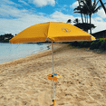 thumbnail image 6 of Classic 7ft Beach Umbrella & AnchorONE Sand Anchor Kit, Sunset Orange, UPF50+, 6 of 12