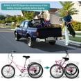 thumbnail image 2 of FICISOG Folding Adult Tricycle 7 Speed Adult Trikes 20/24/26 Cruise Trike with Basket, Foldable 3 Wheel Bike with Double-Wall Wheel Rims for Women Men Seniors Shopping Picnic, 2 of 10