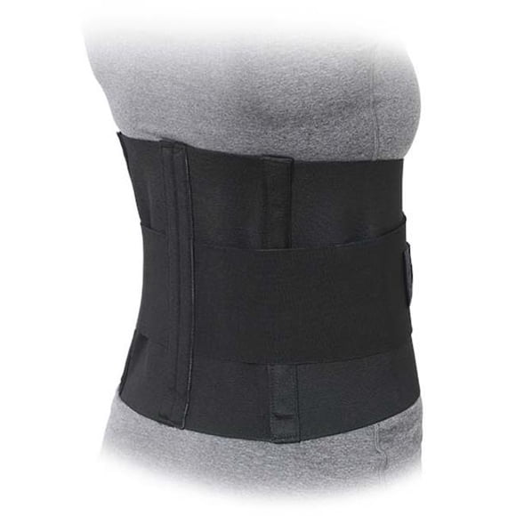 Advanced Orthopaedics 509 - W 10 in. Lumbar Sacral Support With Double Pull Tension Straps- White - 2X Large