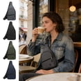 thumbnail image 1 of Bandolera Mochila de hombre para cabestrillo pecho hermética • Mochila de hombro cruzada ligera • Bolsa mensajera multifuncional deportiva para ocio al aire libre, 1 of 6