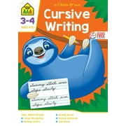 School Zone Cursive Writing Grades 3-4 Workbook, (Paperback)