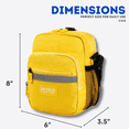 thumbnail image 3 of J World Crux Crossbody Sling Pack, Tangerine Yellow, 3 of 6