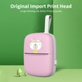 thumbnail image 4 of Graflsoa A8 Mini Portable Printer with 203dpi Resolution, 2-inch Compact Design, Bluetooth Connectivity, and Built-in 1000mAh Battery in Blue, Includes 57*30mm Printing Paper and USB Cable, 4 of 7