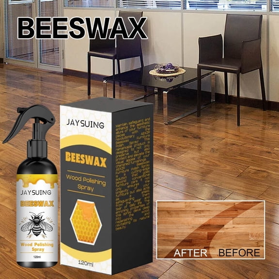 Beeswax Spray Bees Wax Furniture Polish and Cleaner Old English Furniture Polish Scratch Resistance Refurbishment and Care for Living Rooms Kitchens Wood Furniture Floors 120ml
