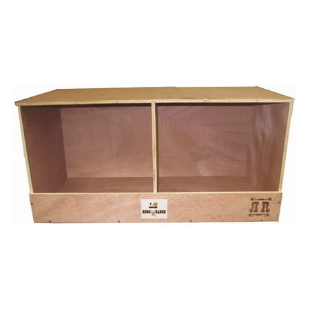 UPC: 0089555400022 | Rugged Range Products Duplex Chicken Coop Interior Nesting Box for 2 to 4 Hens