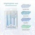 thumbnail image 5 of FastXmas Sparkly Highlighter, 4 Pcs Water Based Chisel Tip Marker Pen with Glitter Powder, Assorted Colors Quick Dry Highlighters Office Suppiles for Journal Note Organizing and Coloring, 5 of 7