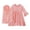 A135 Pink, variant on Toddler Girls 2 Piece Abaya Set Pom Pom Trim Flutter Sleeve Crew Neck Smocked Dress Infant Kids Frill Hem Tunic Top Hijab Outfits Worship Wear, 6M-8Y