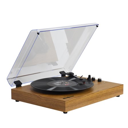 Player,Vinyl 33/45/78 Player Turntable Wooden Vinyl Player Rca Port Output With Cover Player By 7/10/12-inch Vinyl Player With Rpm Speeds Bt5.3 Rca Speeds Bt5.3 By Wooden Port Vinyl