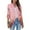Hot Pink, variant on Summer Sweaters 3/4 Sleeve Lightweight Cardigans for Women Open Front Shrug Ruffle Cardigan Floral Print Dressy Draped Coat Jacket Pink XL