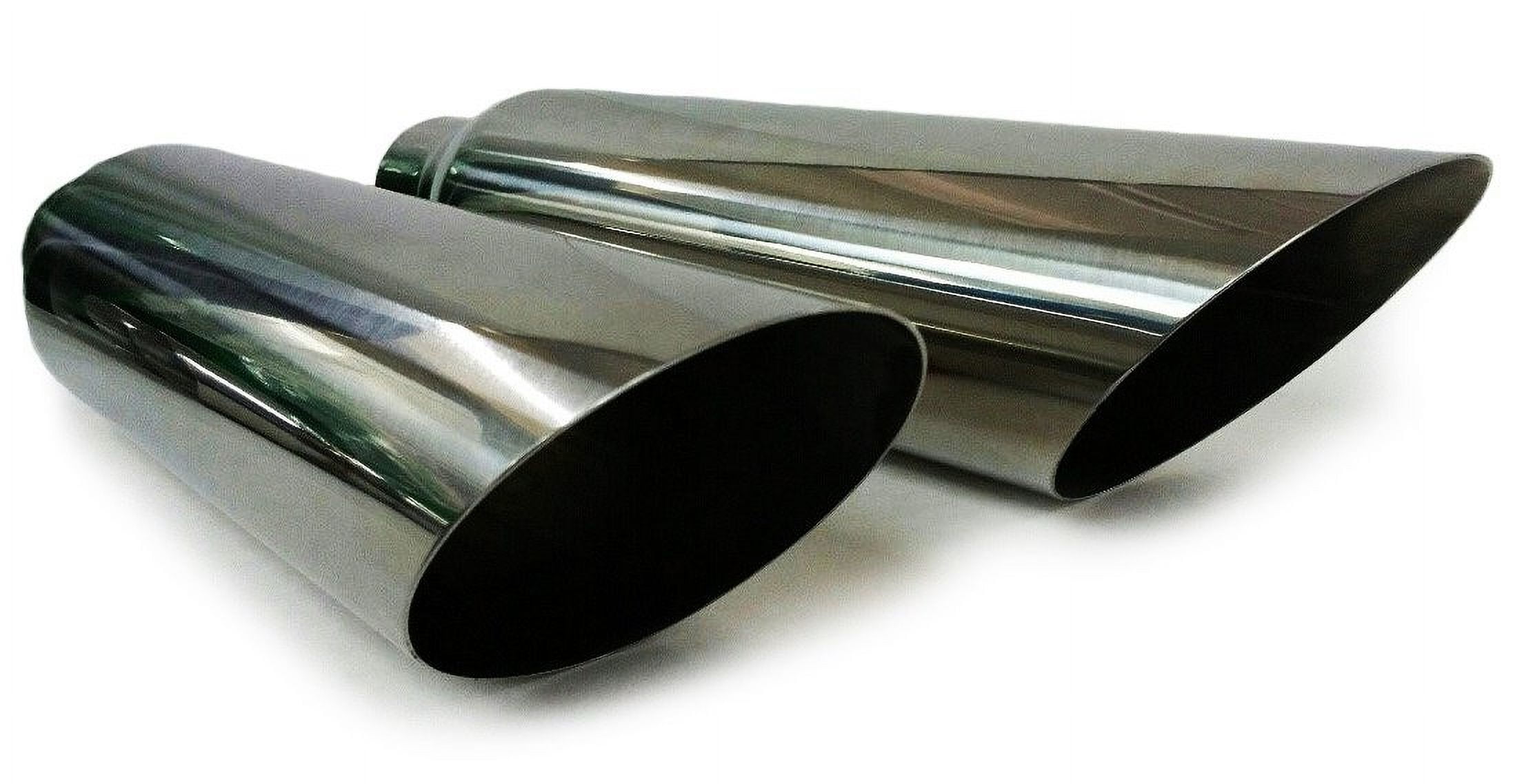Stainless Steel Dual Pipes Conversion Exhaust Kit Fits:2010 Chevrolet Silverado
