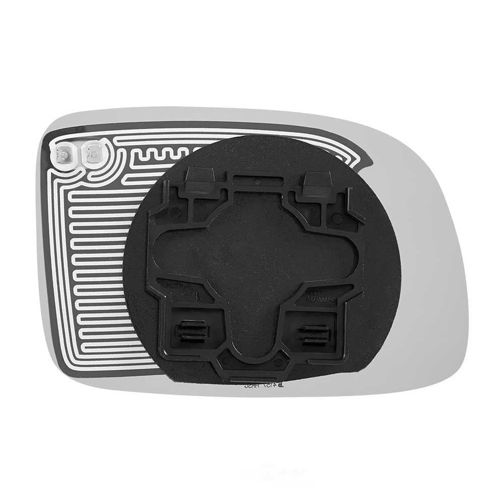 Burco Side View Mirror Replacement Glass with Motor Mount Plate - Clear Glass - 4157HRSG