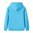 thumbnail image 6 of UDAUDU Girls Boys Oversized Hoodies Fleece Casual Pullover Sweatshirts Kids Fashion Casual Outfits Fall Winter Clothes Light Blue 13-14 Years, 6 of 6