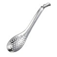 thumbnail image 1 of Cuchara de esferificación, cuchara de caviar, colador, colador, cuchara ranurada de acero inoxidable, colador de cóctel, cuchara portátil para ensalada, fruta, cuchara ranurada (2 piezas), 1 of 5