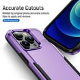 thumbnail image 5 of Entronix Heavy Duty Sleek Case designed for iPhone 15 Pro Max, Shockproof Drop Protection, Purple, 5 of 7